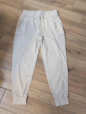 Alpine Design Light Cream/Taupe Elastic Waist Jogger Pants